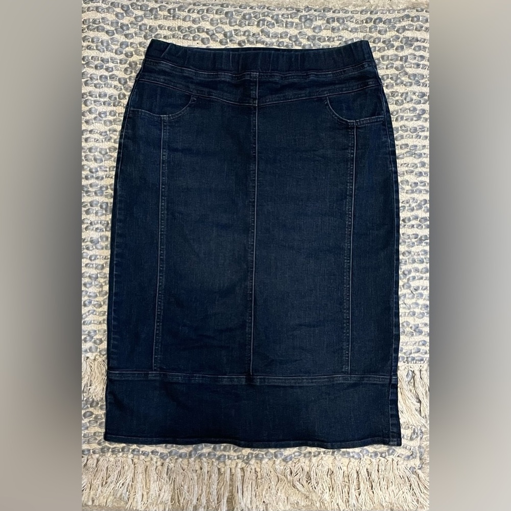 Classic Denim Pencil Skirt